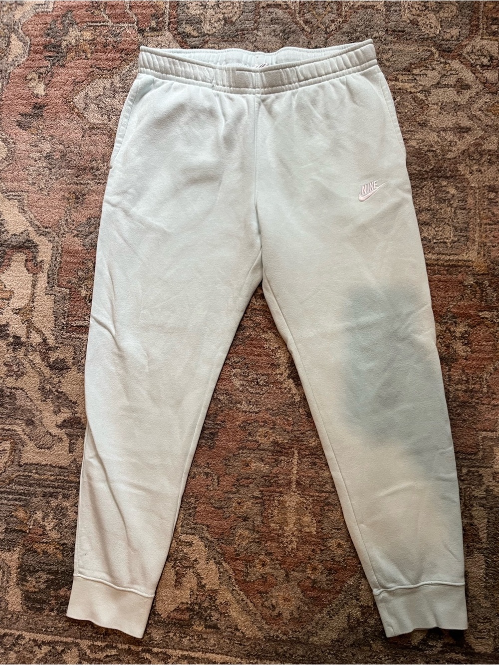 Nike Jogger Sweatpants in Light Blue Size large